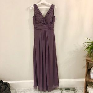 Bill Levkoff chiffon bridesmaid dress